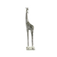 Silver Giraffe Statue